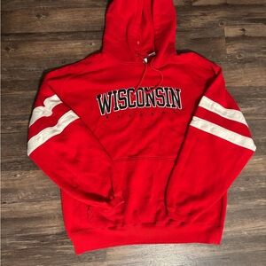 Wisconsin Red Men's Sweater